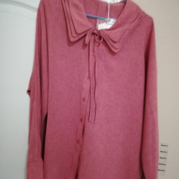 Pink long sleeve blouse - Picture 2 of 4